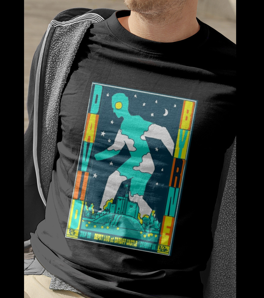 David Byrne Depot Live Cardiff Castle July 26 2026 Cardiff UK Show T-Shirt