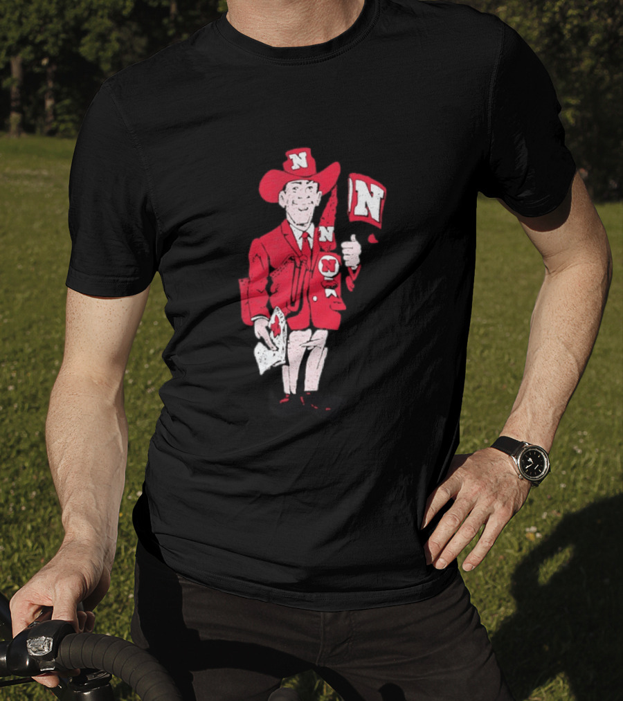 Nebraska Cornhuskers Herbie Husker Vintage Distressed T-Shirt