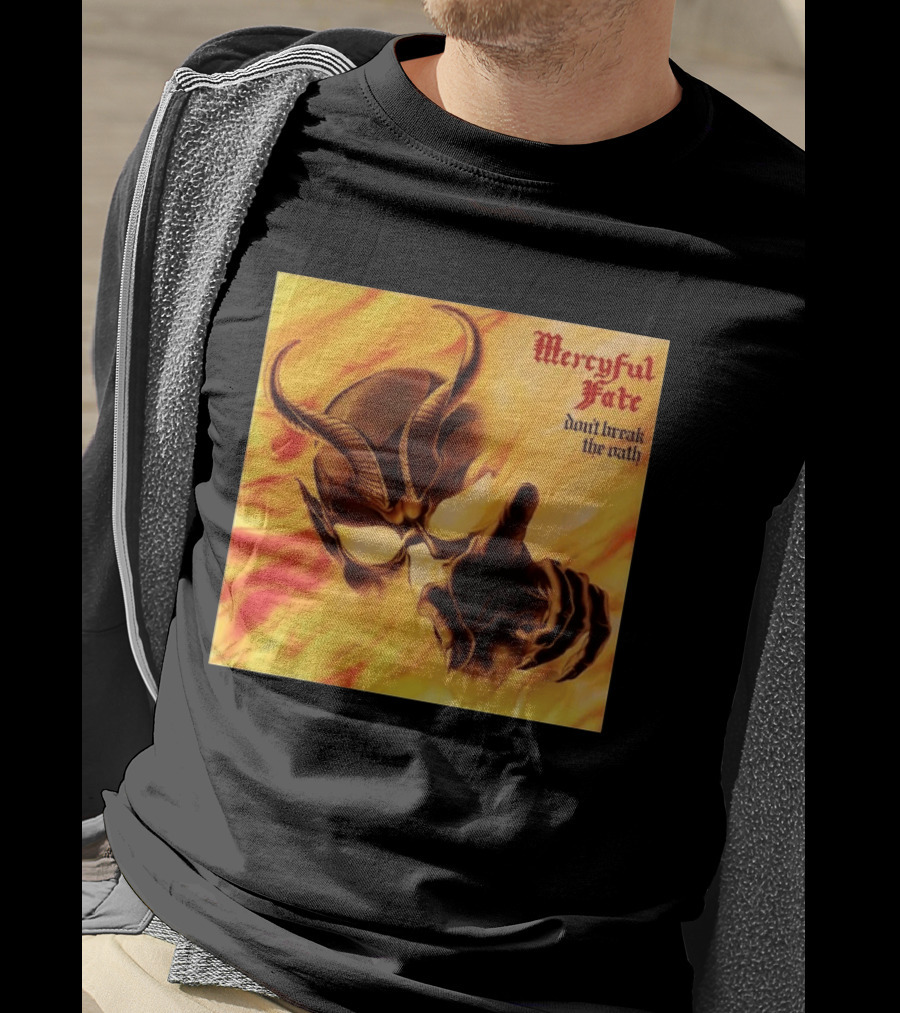 Mercyful Fate Don't Break The Oath Devil Horns Flame T-Shirt
