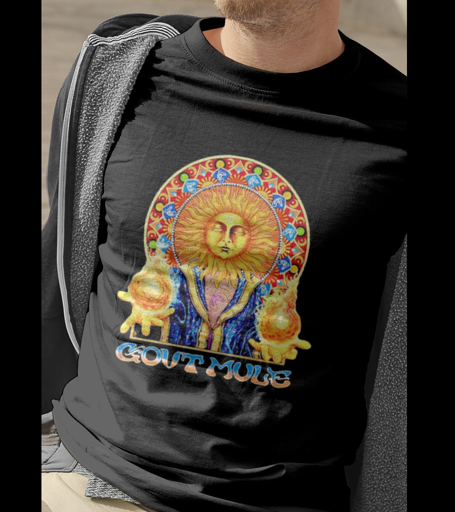 Gov't Mule Psychedelic Sunburst Summer Tour 2026 T-Shirt
