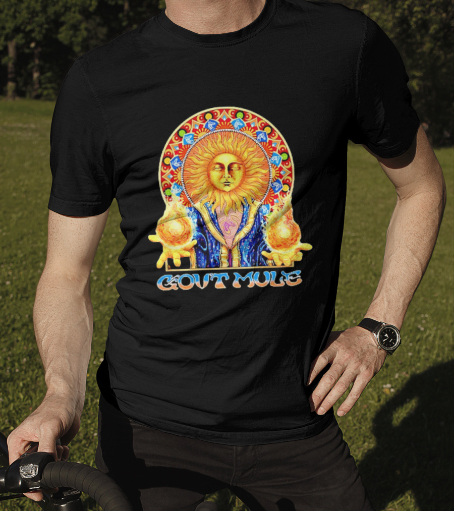 Gov't Mule Psychedelic Sunburst Summer Tour 2026 T-Shirt
