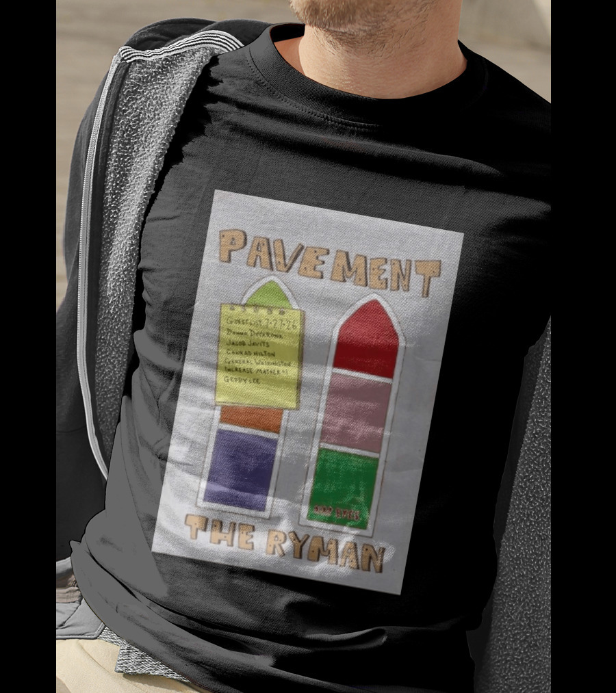 Pavement The Ryman July 27 2026 Guest List Donna Jacob John Spiral T-Shirt
