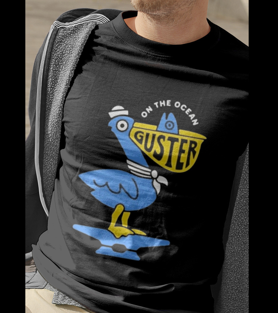 Pelican Guster On The Ocean Sailor Hat T-Shirt