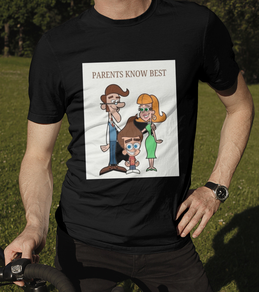 Parents Know Best Jimmy Neutron Timmy Turner Cartoon Mashup T-Shirt