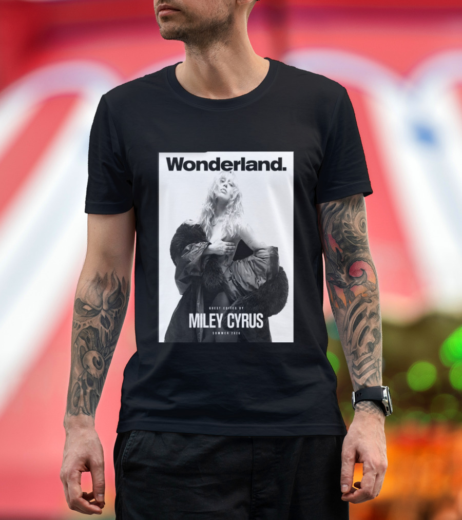 Wonderland Guest Edited By Miley Cyrus Summer 2026 T-Shirt