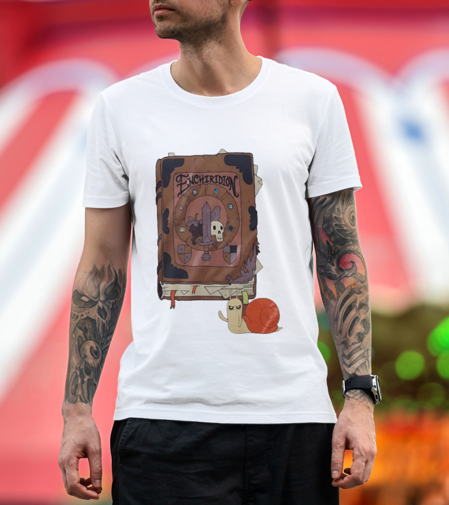 Adventure Time Enchiridion Snail Cartoon Network Book T-Shirt
