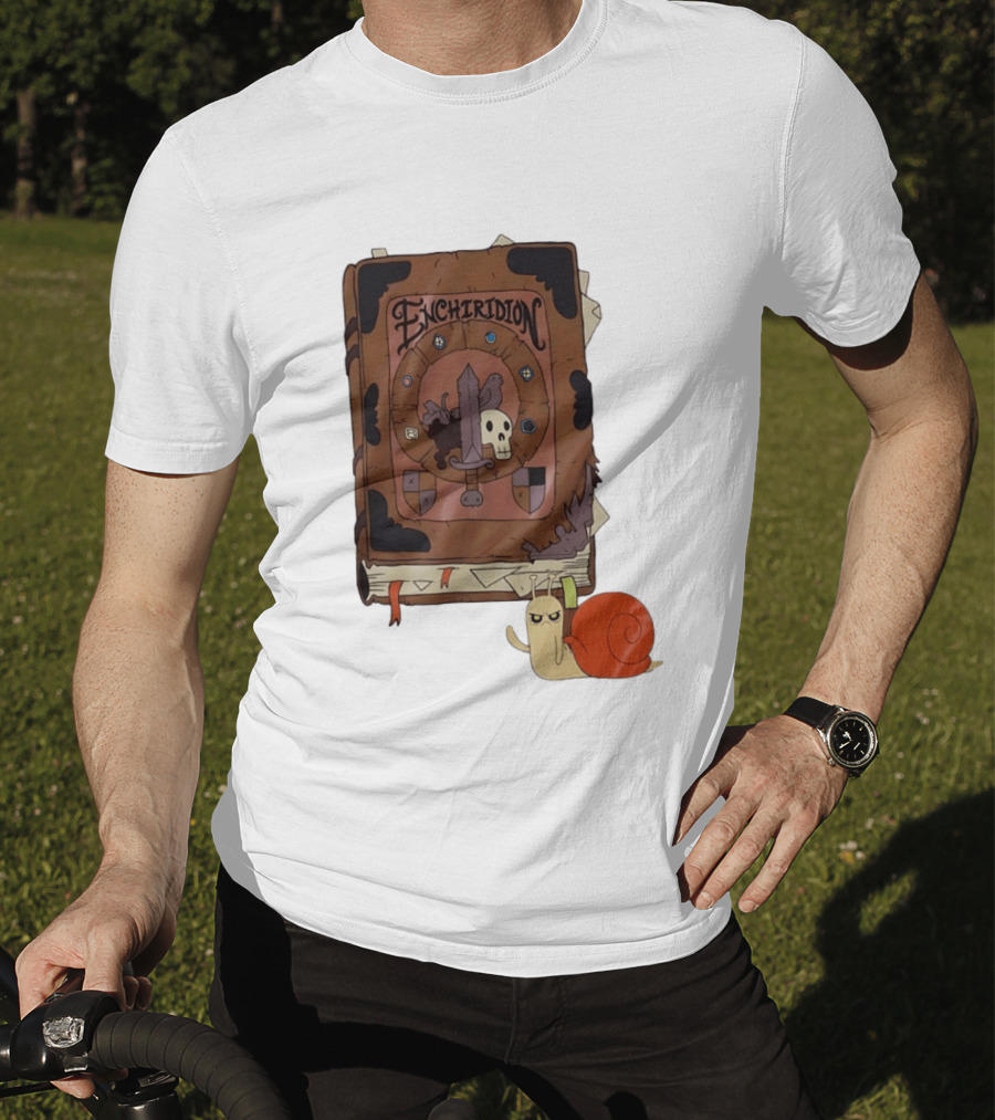 Adventure Time Enchiridion Snail Cartoon Network Book T-Shirt