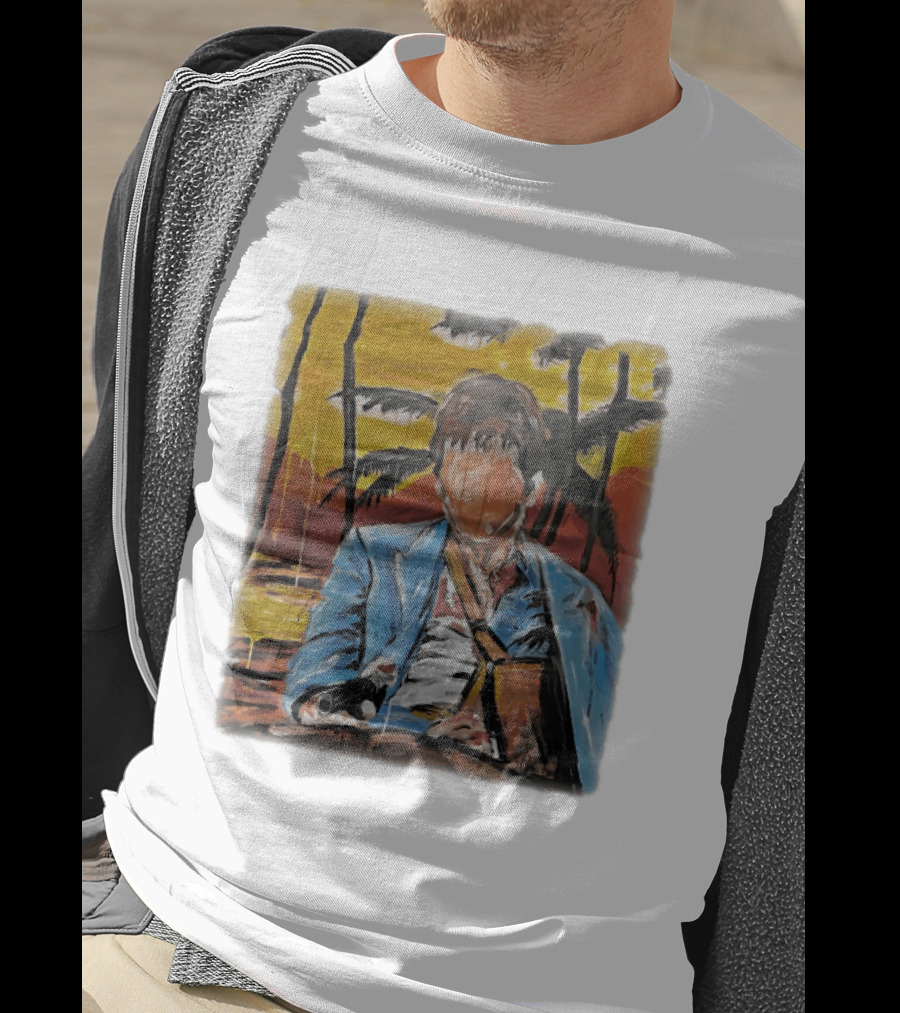 Al Pacino Tony Montana Scarface Oil Painting T-Shirt