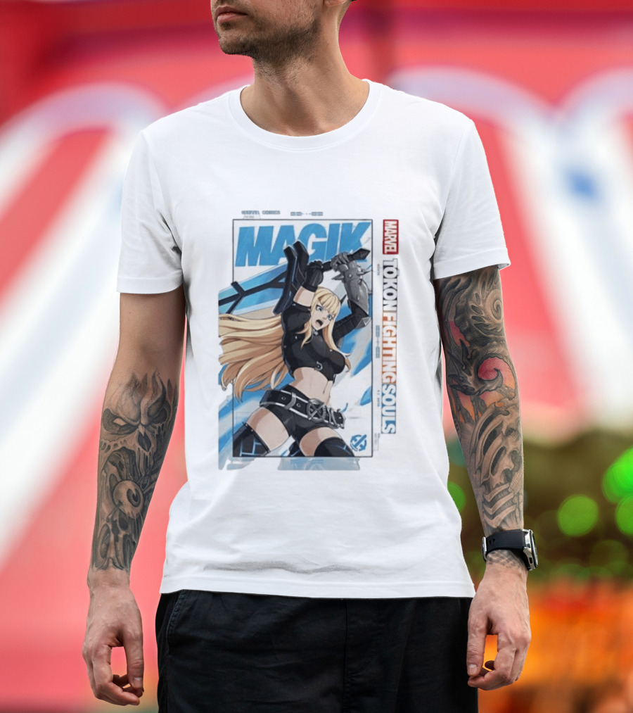 Magik Marvel Tokon Fighting Souls X Men T-Shirt