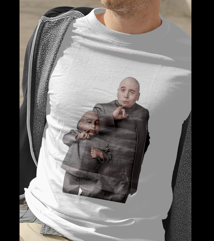 Dr Evil And Mini Me Iconic Duo Mike Myers Verne Troyer T-Shirt