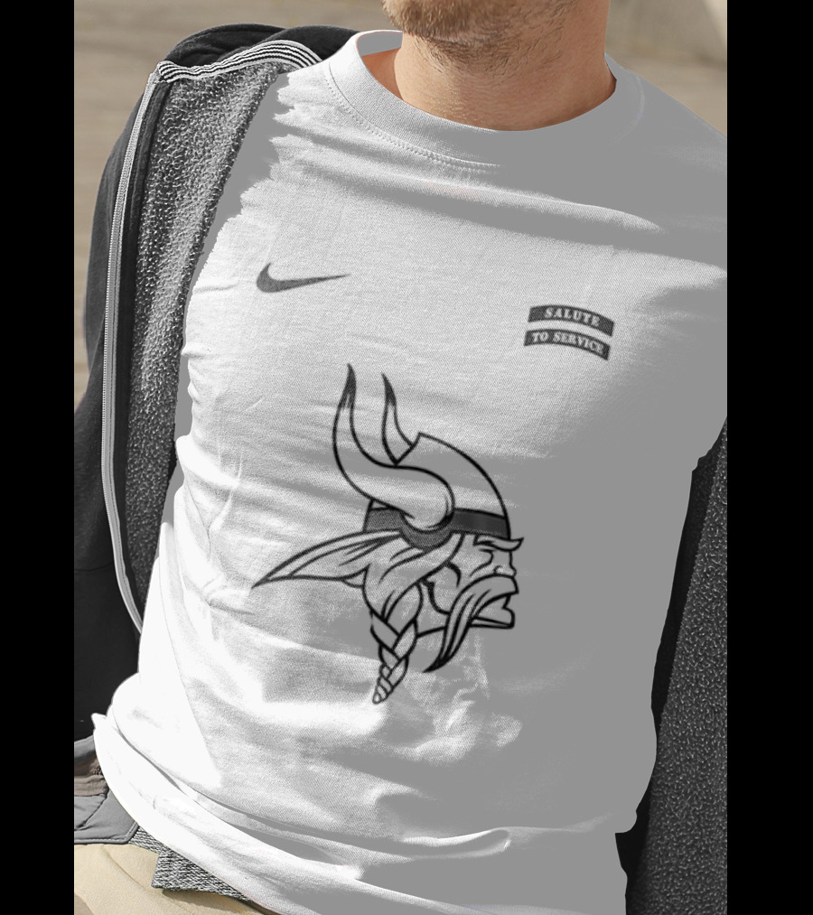Nike Minnesota Vikings Salute To Service Camouflage NFL T-Shirt
