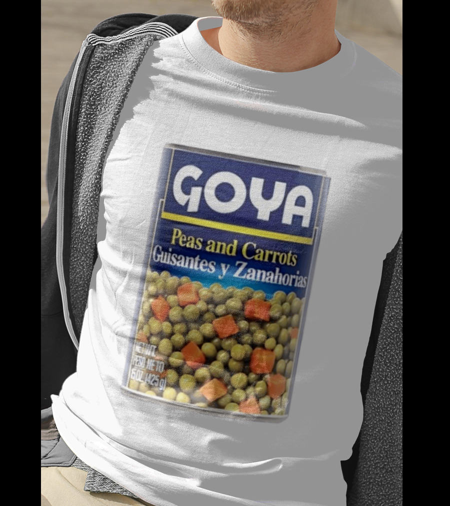 Goya Peas And Carrots Guisantes Y Zanahorias 15 Oz 425 G Canned Vegetable Mix T-Shirt
