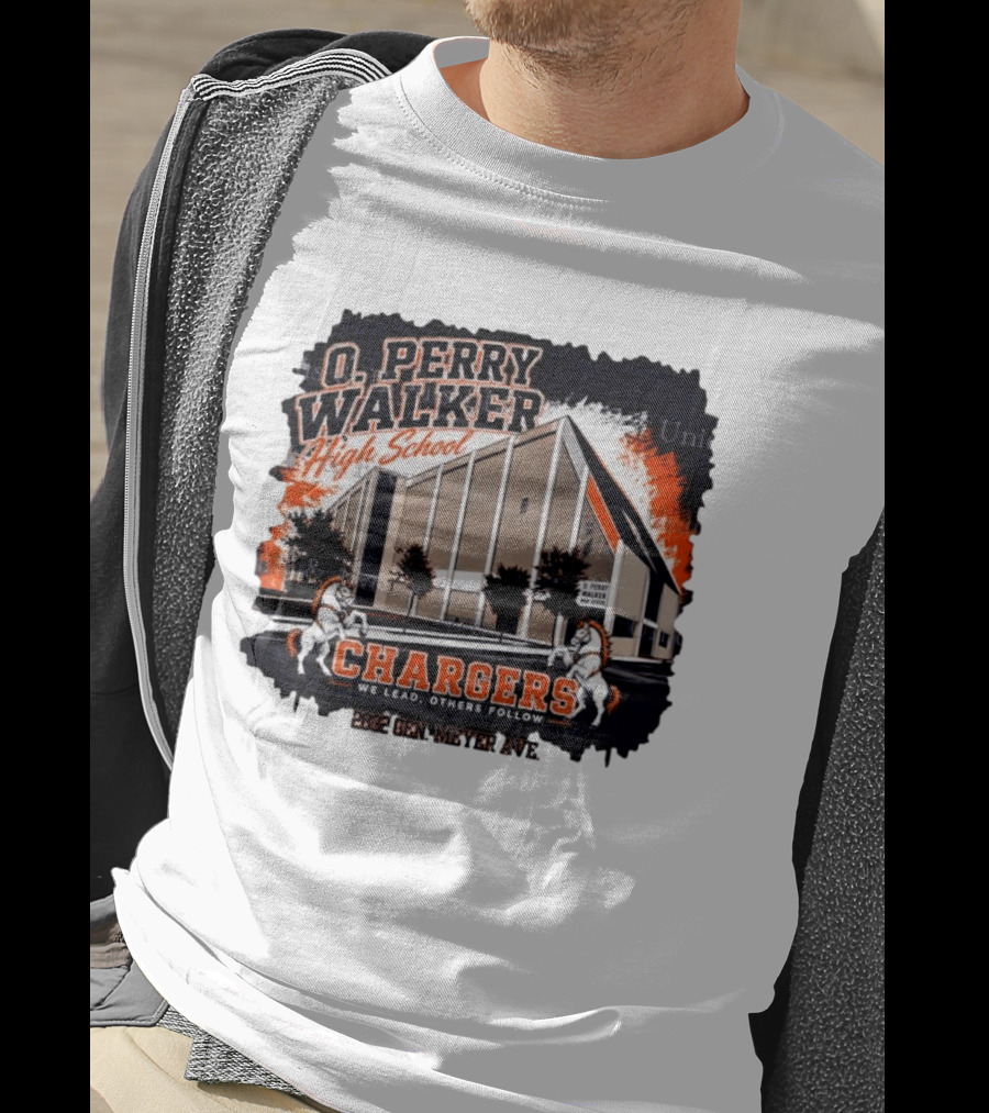 O Perry Walker High School Chargers We Lead Others Follow 2832 Gen Meyer Ave T-Shirt