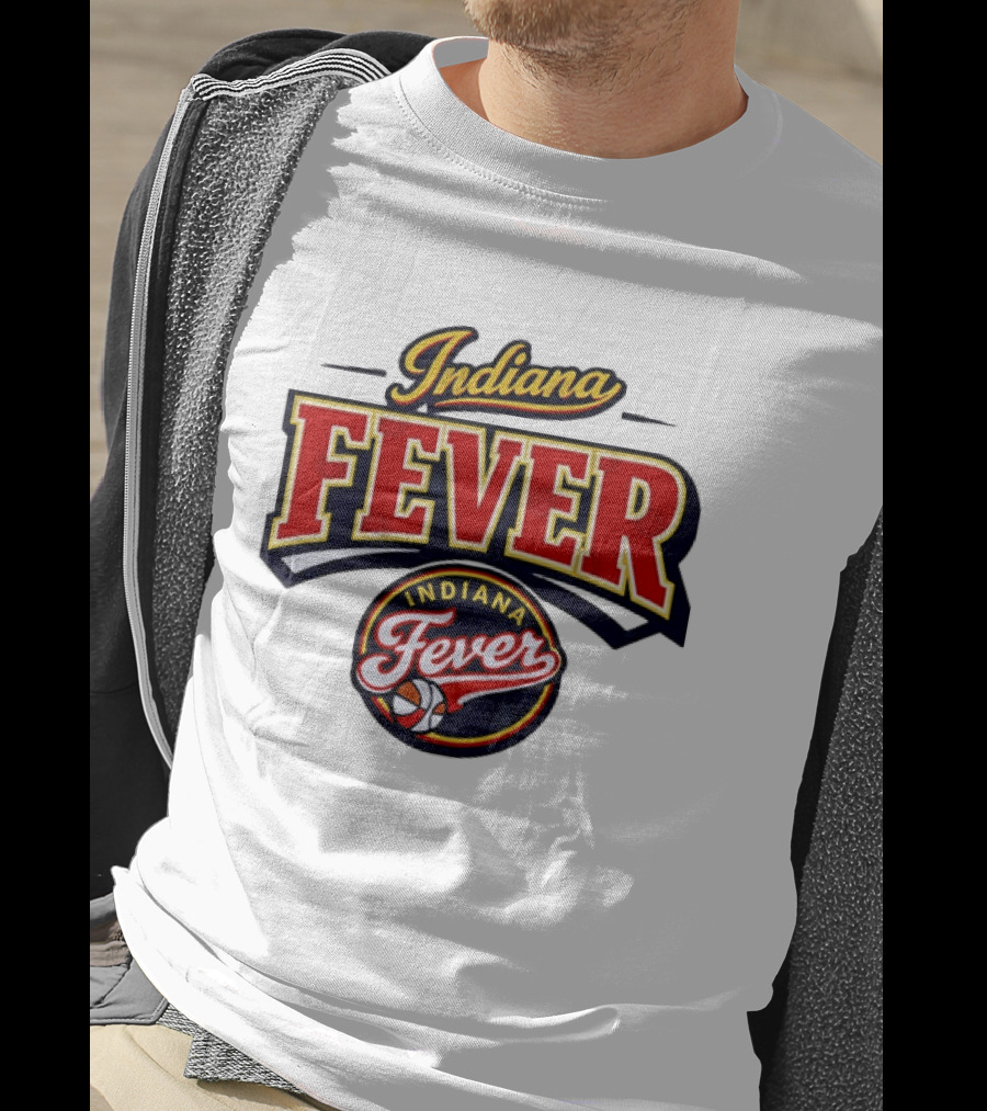 Indiana Fever WNBA Basketball Team Logo Historic T-Shirt