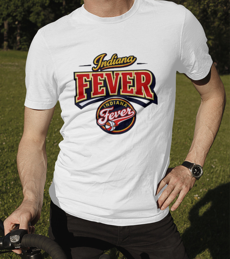 Indiana Fever WNBA Basketball Team Logo Historic T-Shirt