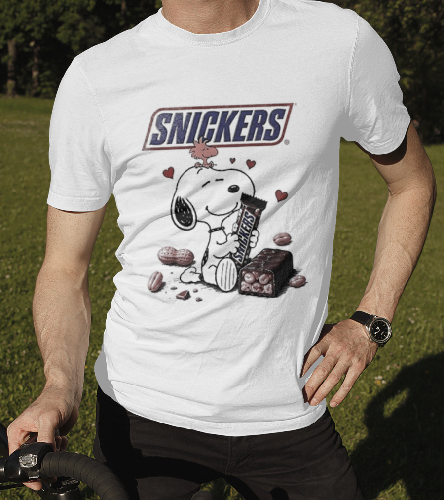 Peanuts Snoopy Woodstock Snickers You're Not You When Hungry T-Shirt