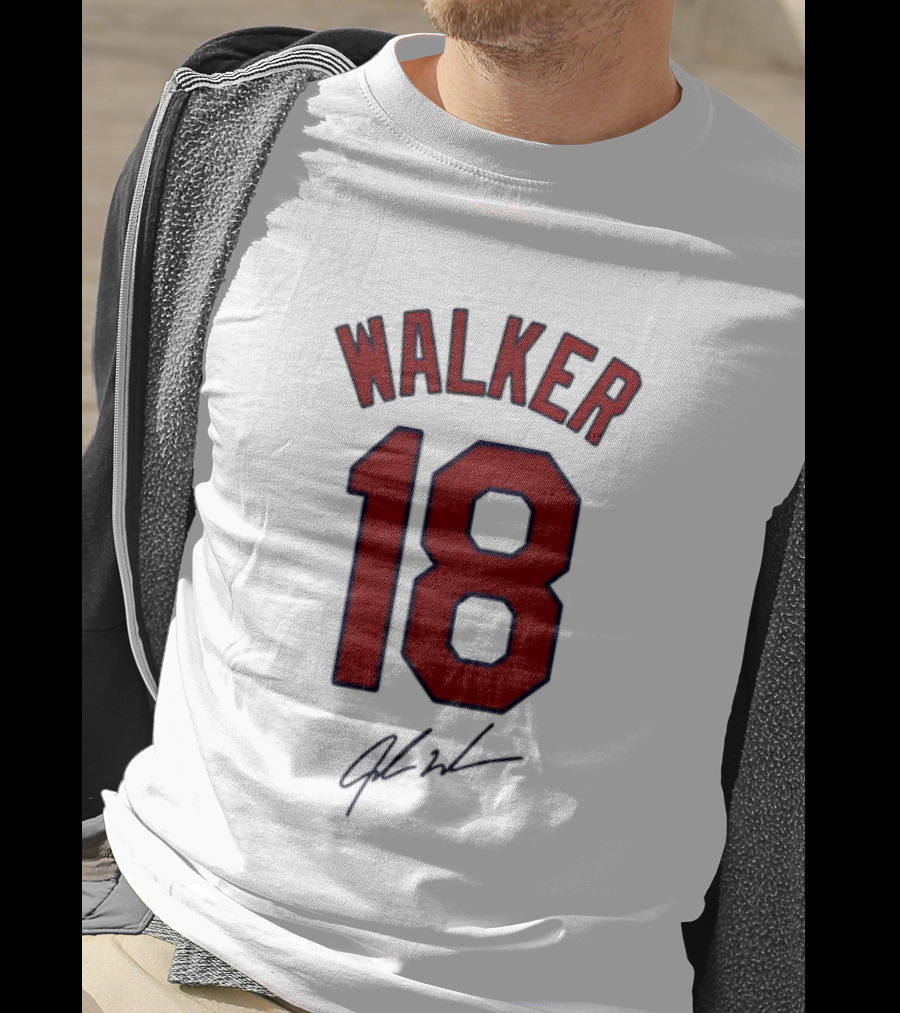 Walker 18 St Louis Cardinals Signature T-Shirt
