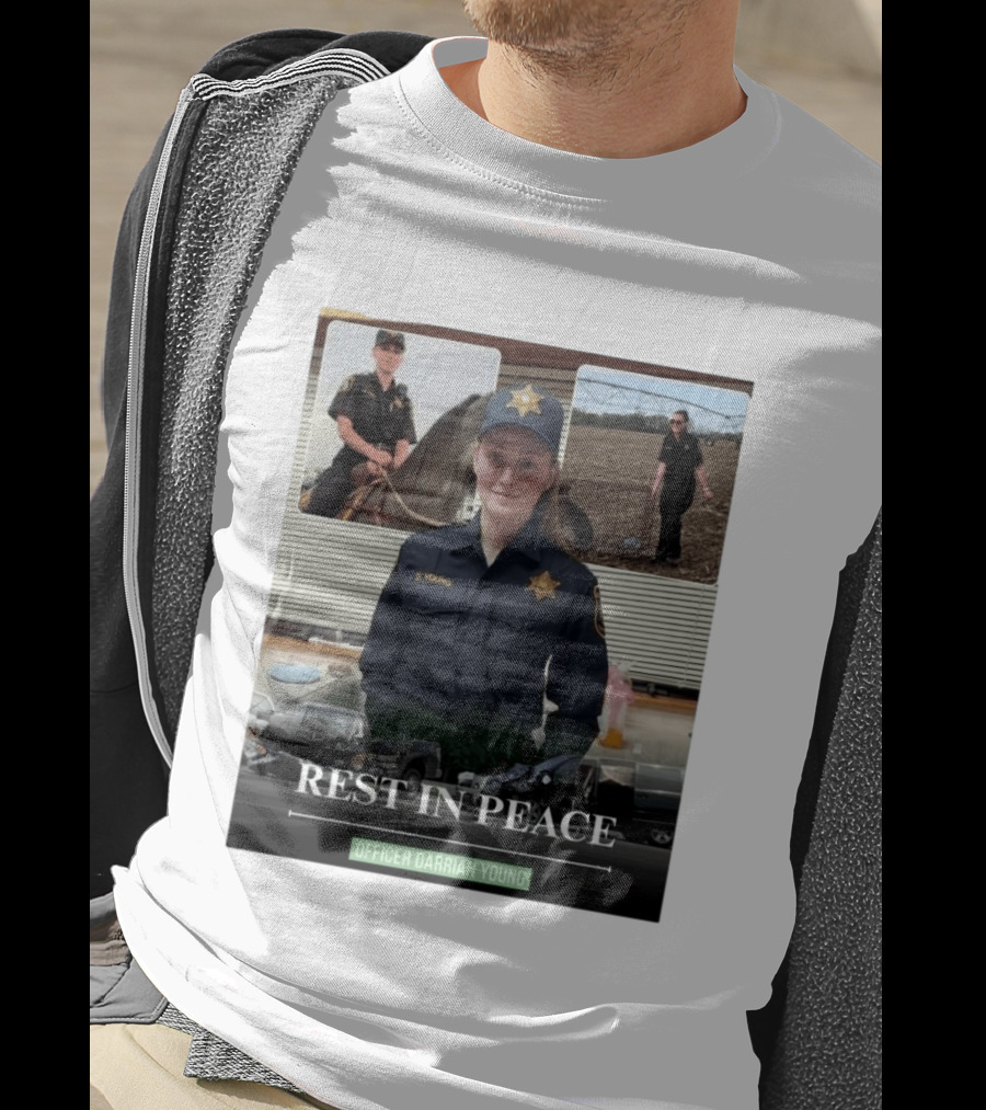 Rest In Peace Officer D. Young Memorial T-Shirt