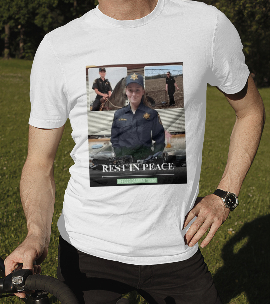 Rest In Peace Officer D. Young Memorial T-Shirt