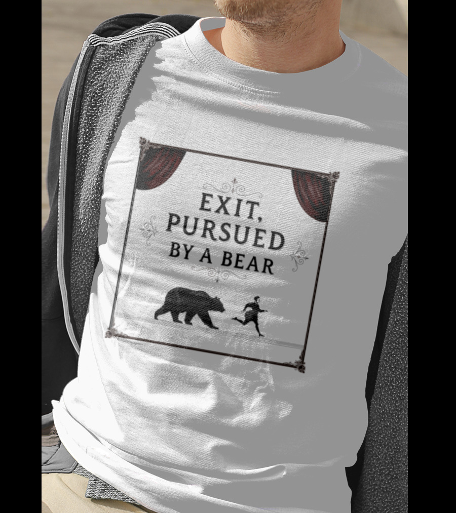 William Shakespeare The Winters Tale Exit Pursued By A Bear T-Shirt