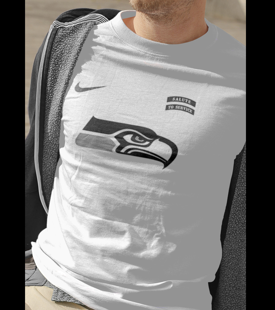 Nike Seattle Seahawks Salute To Service Name And Number T-Shirt
