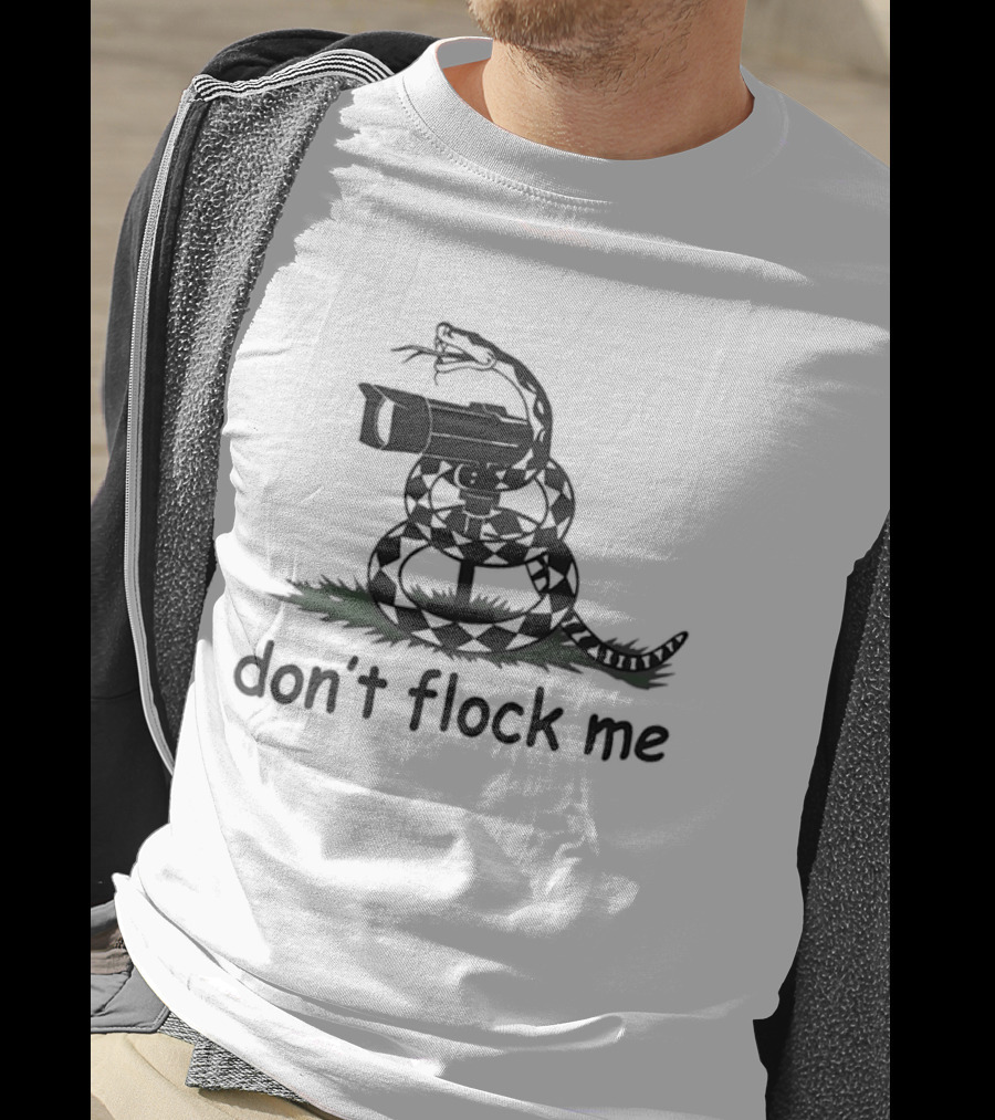 Snake Don't Flock Me Don't Tread On Me 2026 Coiled Gun T-Shirt