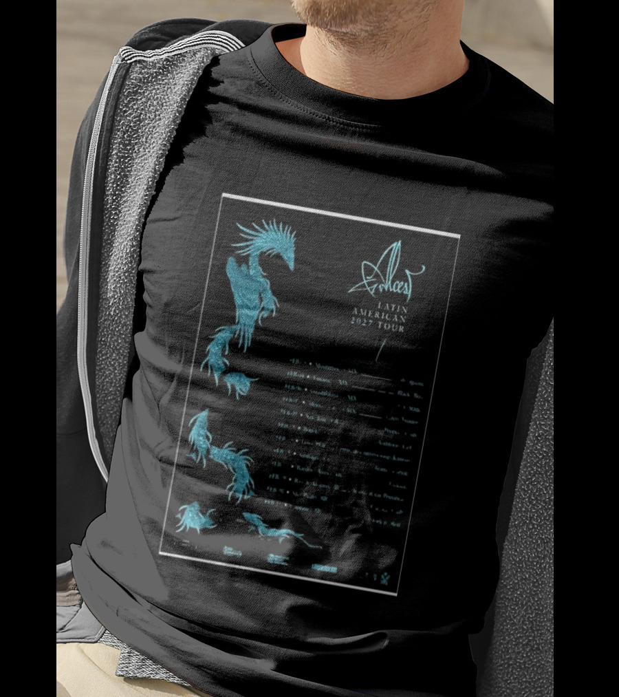 Alcest Latin American Tour 2027 Dates And Locations With Mythical Dragon T-Shirt