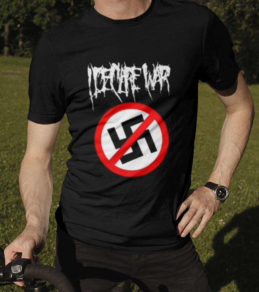 I Declare War Anti Nazi Symbol Graphic Merchnow Collection T-Shirt