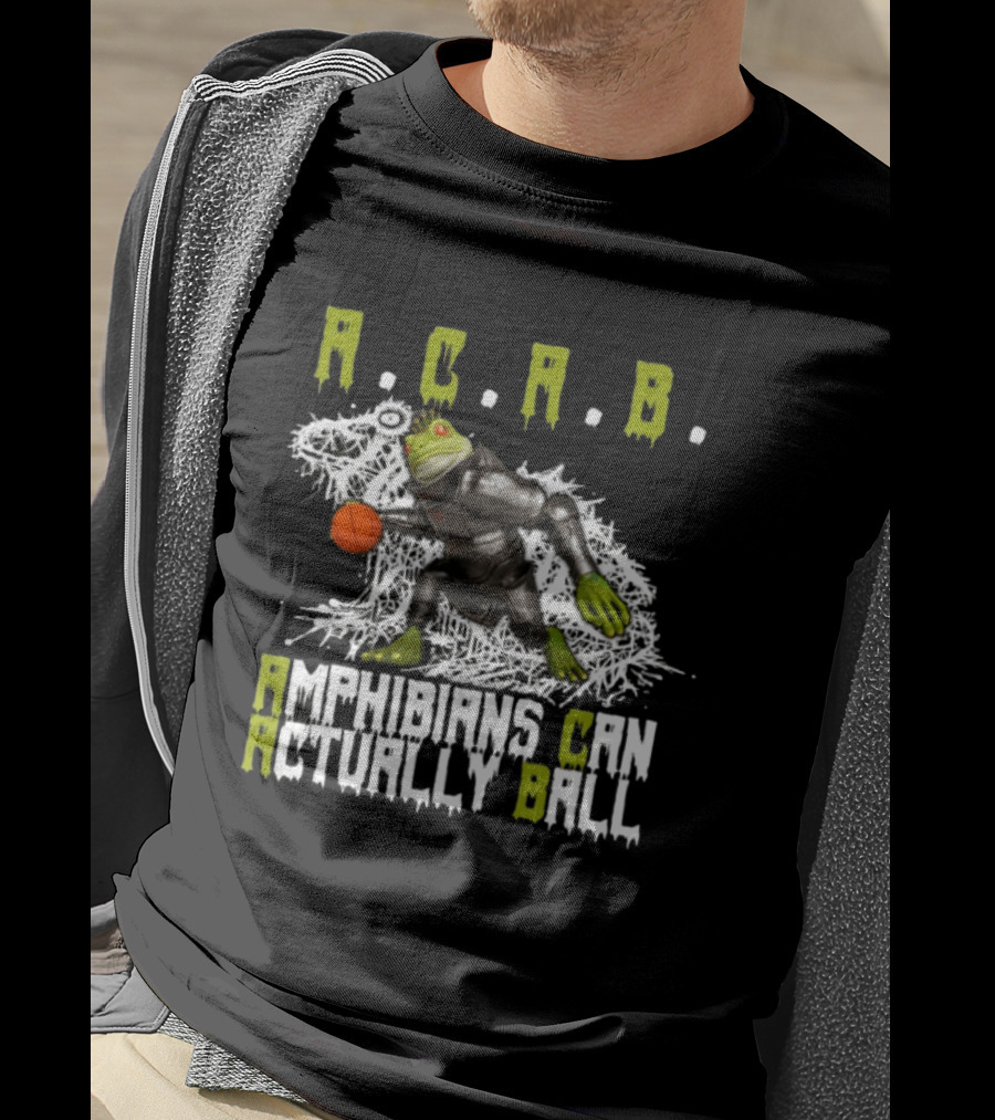 Firehouse 666 Store Acab Amphibians Can Actually Ball Frog Mallet T-Shirt