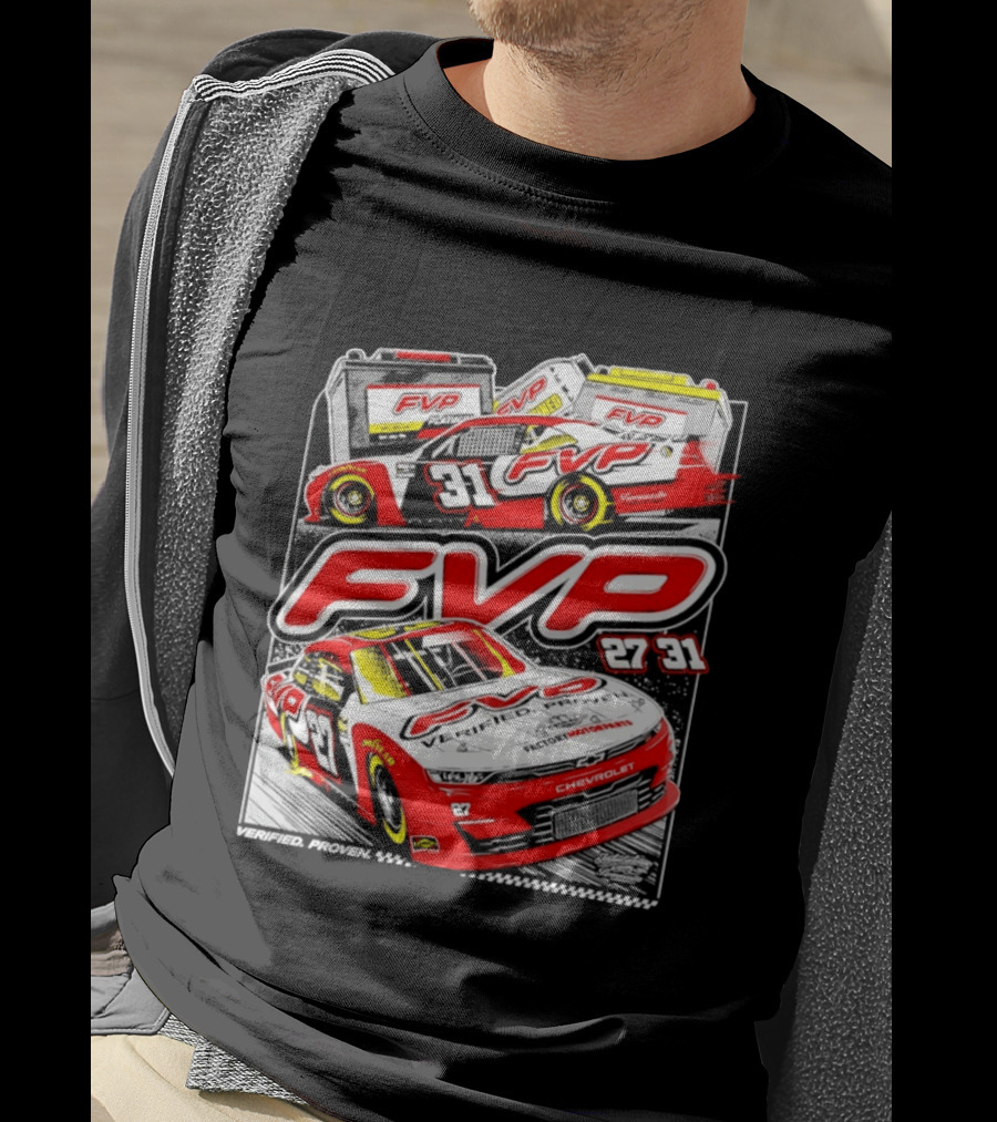FVP Verified Proven Jordan Anderson Racing Chevrolet 27 31 T-Shirt