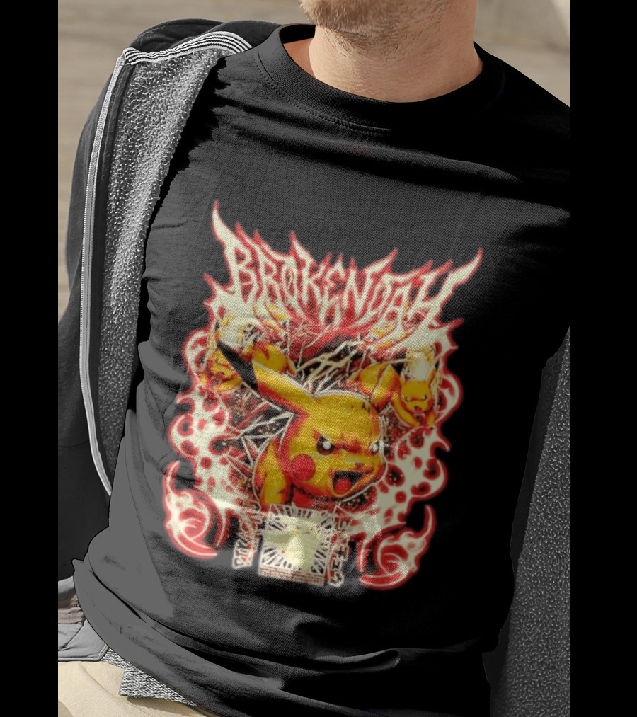Brokendah High Voltage Pikachu Pokémon Electric Burst T-Shirt