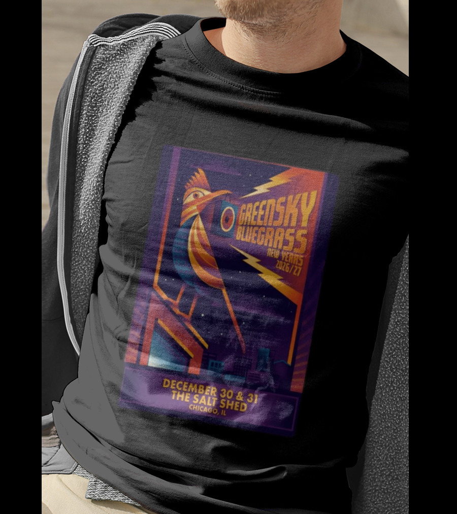 GreenSky Bluegrass New Years 2026/27 December 30 & 31 The Salt Shed Chicago IL T-Shirt