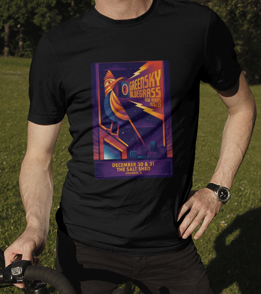 GreenSky Bluegrass New Years 2026/27 December 30 & 31 The Salt Shed Chicago IL T-Shirt