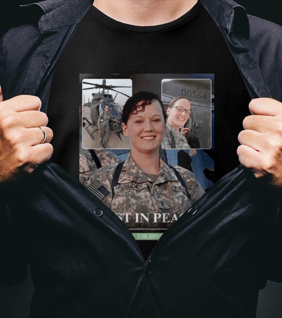Rest In Peace Billie Jean Grinder Us Army Service T-Shirt