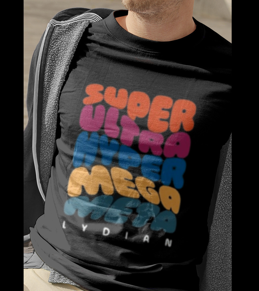 Jacob Collier Store Super Ultra Hyper Mega Meta Lydian Bold Colorful T-Shirt