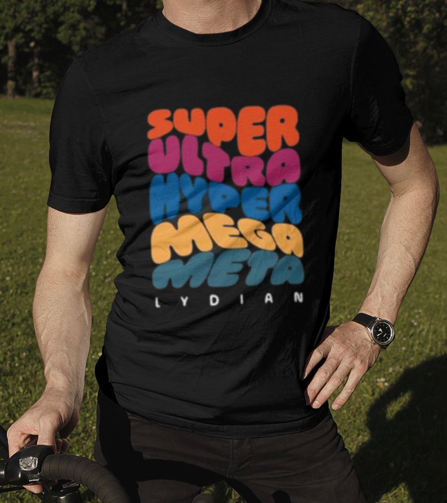 Jacob Collier Store Super Ultra Hyper Mega Meta Lydian Bold Colorful T-Shirt
