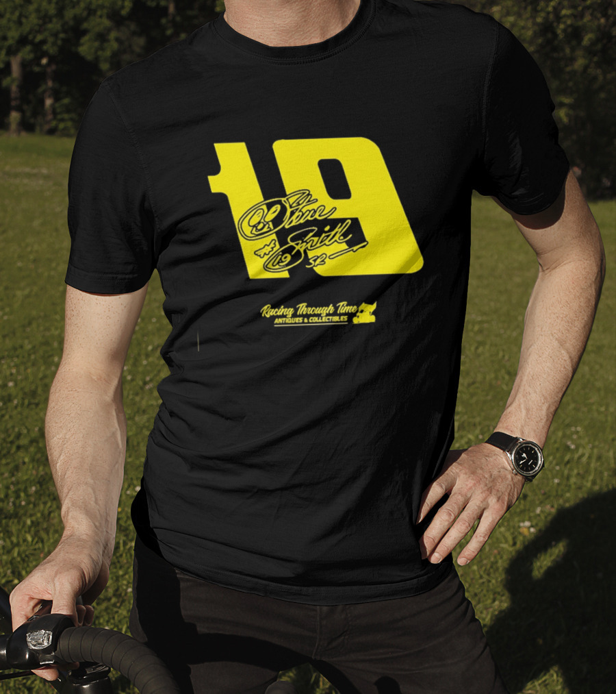 Steve Smith Sr 19 Racing Through Time Antiques Collectibles T-Shirt