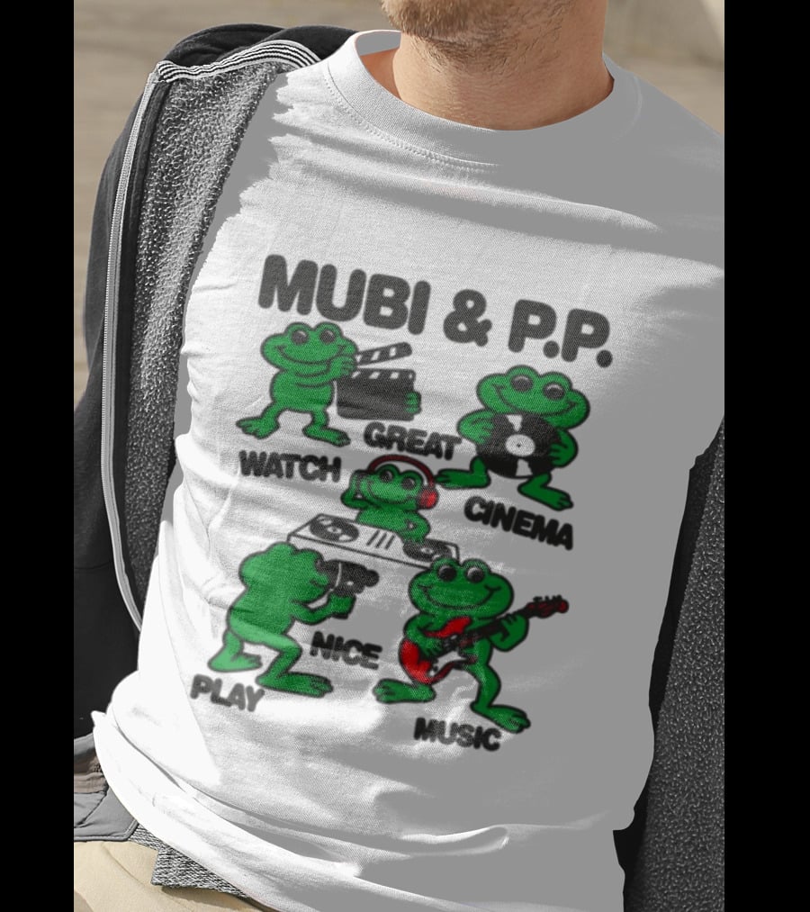 Mubi & P.P. Great Cinema Play Nice Music T-Shirt