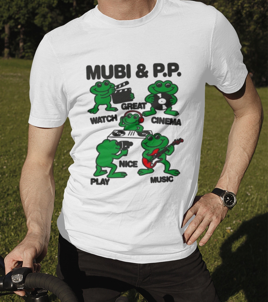 Mubi & P.P. Great Cinema Play Nice Music T-Shirt
