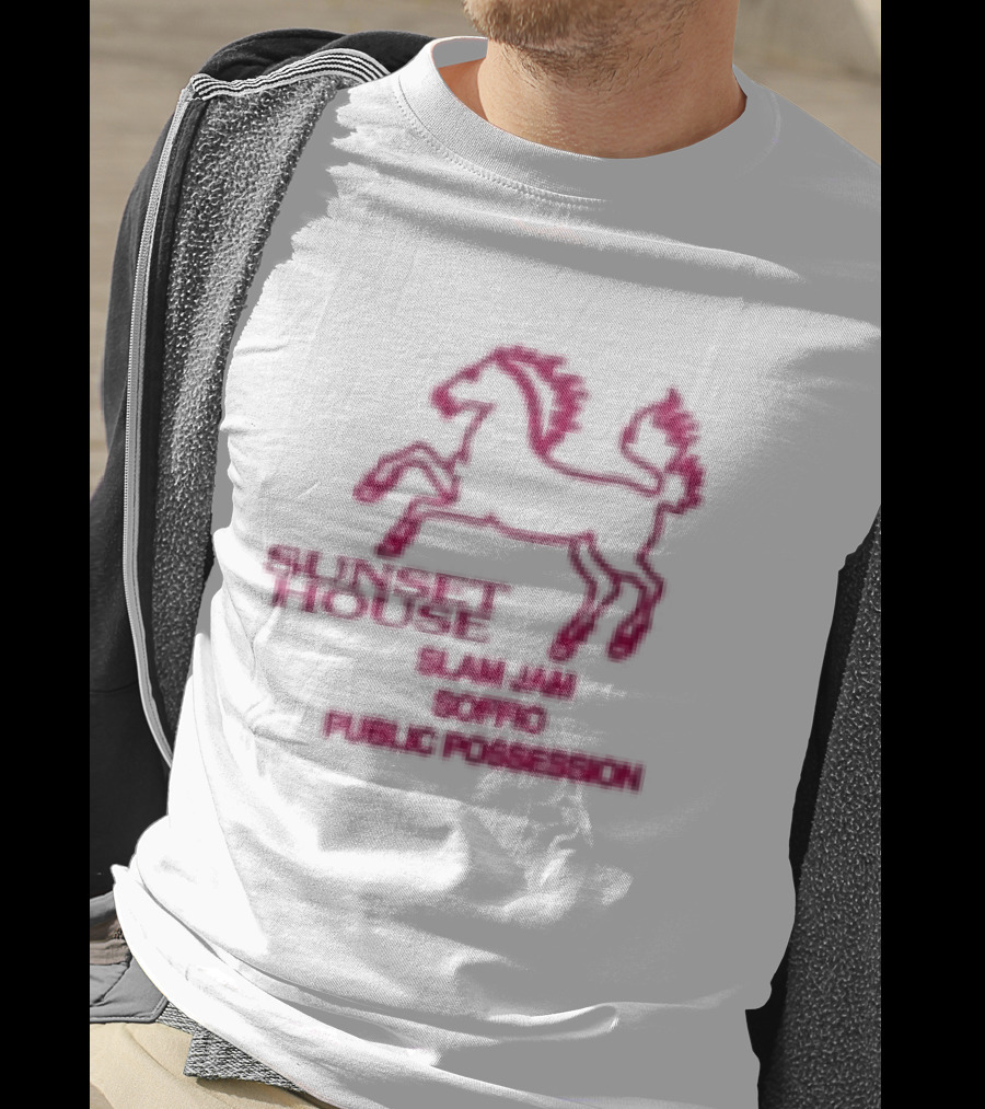 Public Possession Store Slam Jam Soffio Sunset House T-Shirt