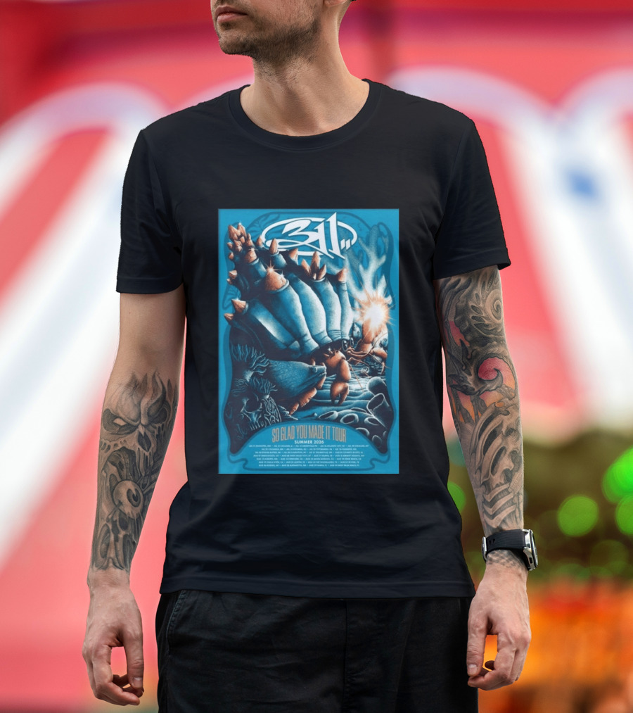 311 So Glad You Made It Tour Summer 2026 Concert Dates Locations T-Shirt