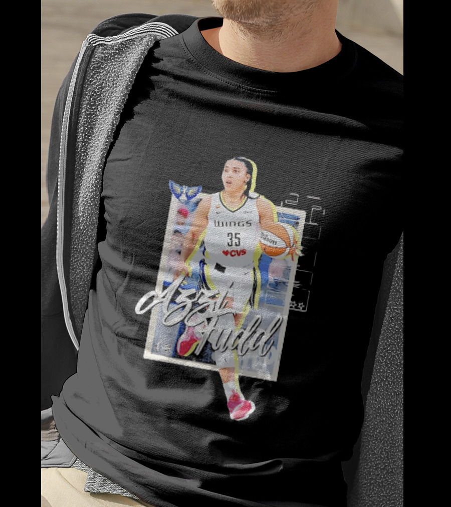 Azzi Fudd Dallas Wings 35 Basketball WNBA Slam Magazine Cover Sports Fashion T-Shirt