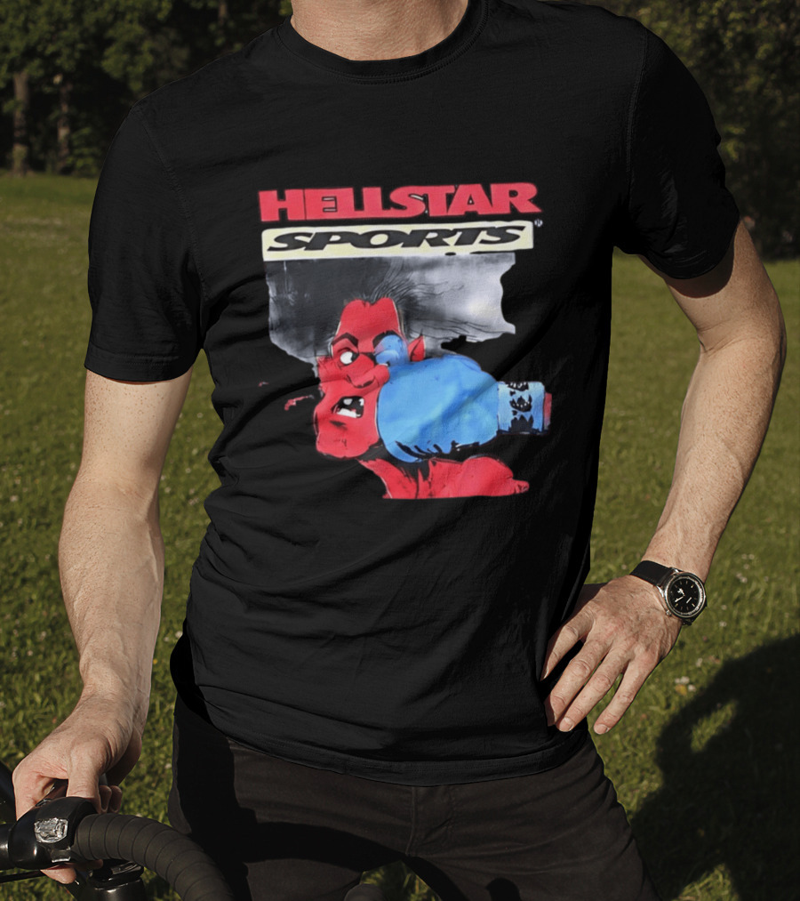 Hellstar Sports Boxing Comic Urban Streetwear T-Shirt