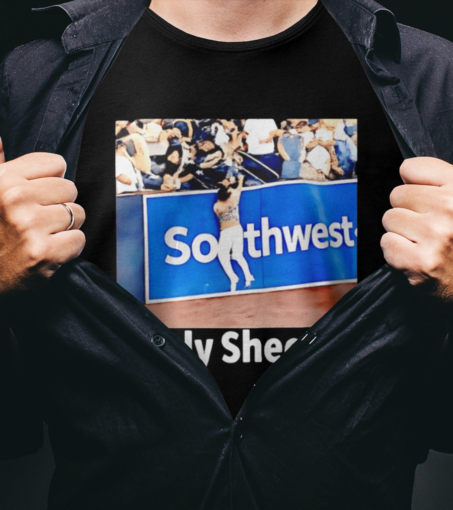 Southwest Holy Sheets Baseball Meme Fan Reaching Catch T-Shirt