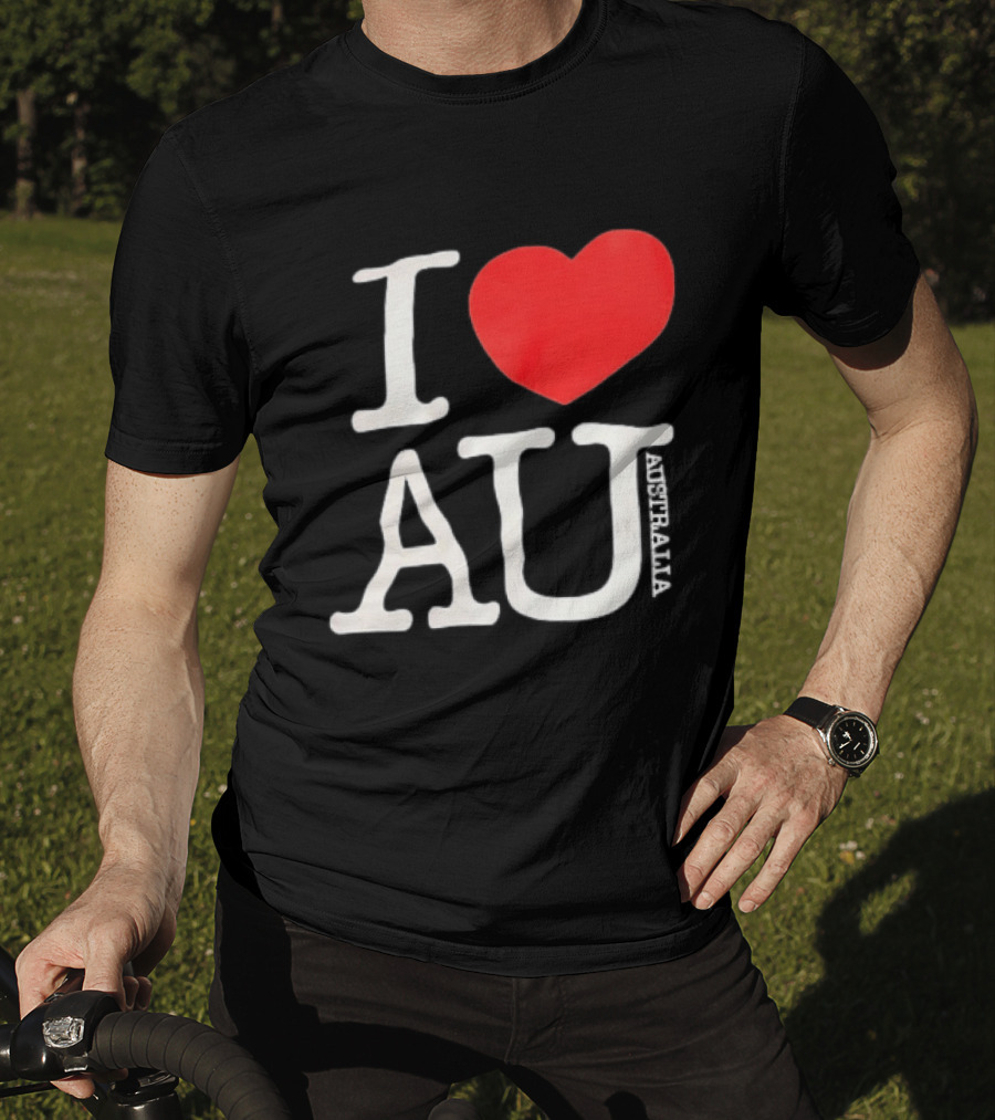 I Love AU Heart Australia Souvenir T-Shirt