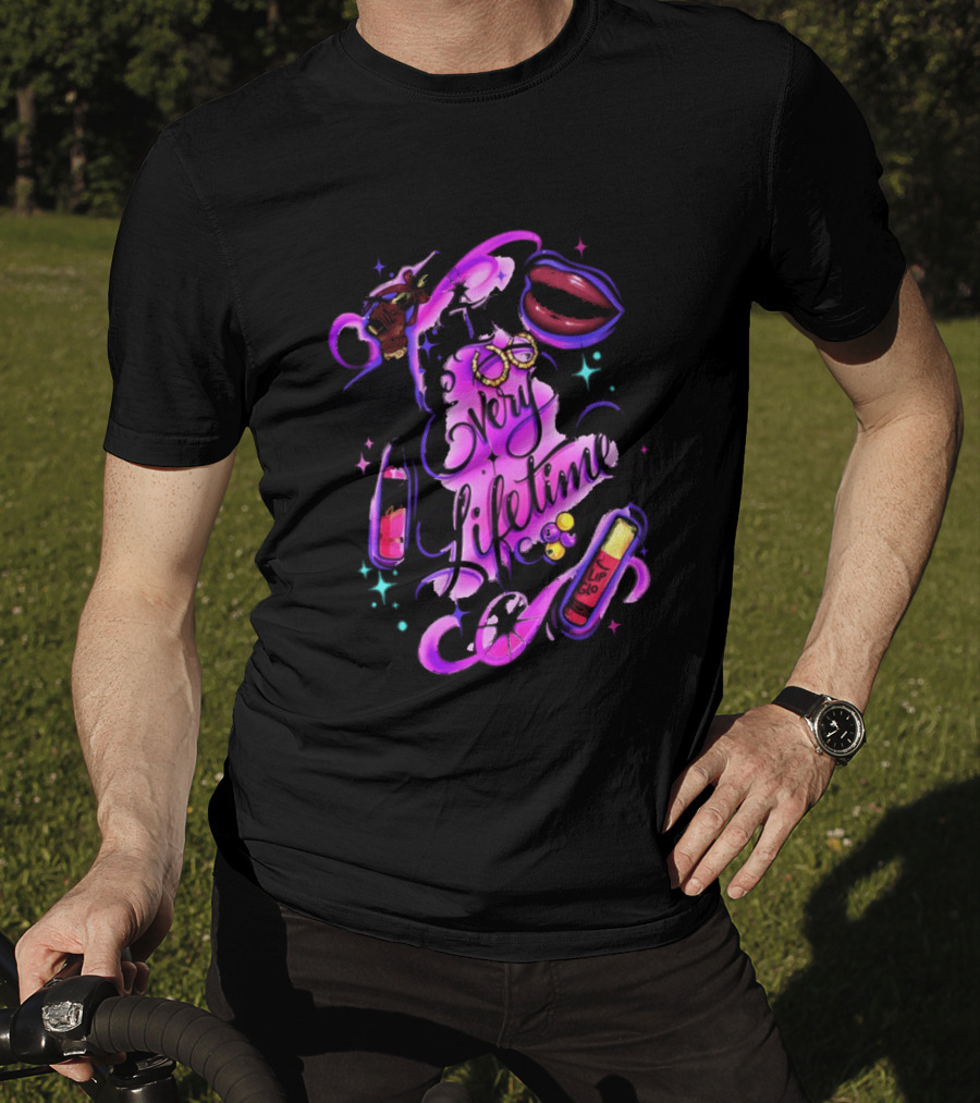 In Every Lifetime Hustle Lip Glo Airbrush T-Shirt