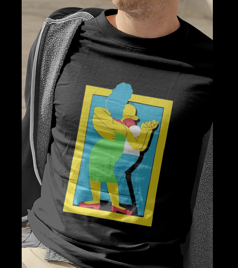 Simps Dance Iconic Cartoon Couple Embrace T-Shirt