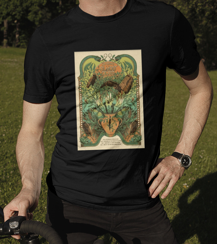 Joe Russo's Almost Dead 2026 Summer Tour Las Vegas Asheville Santa Cruz Denver T-Shirt