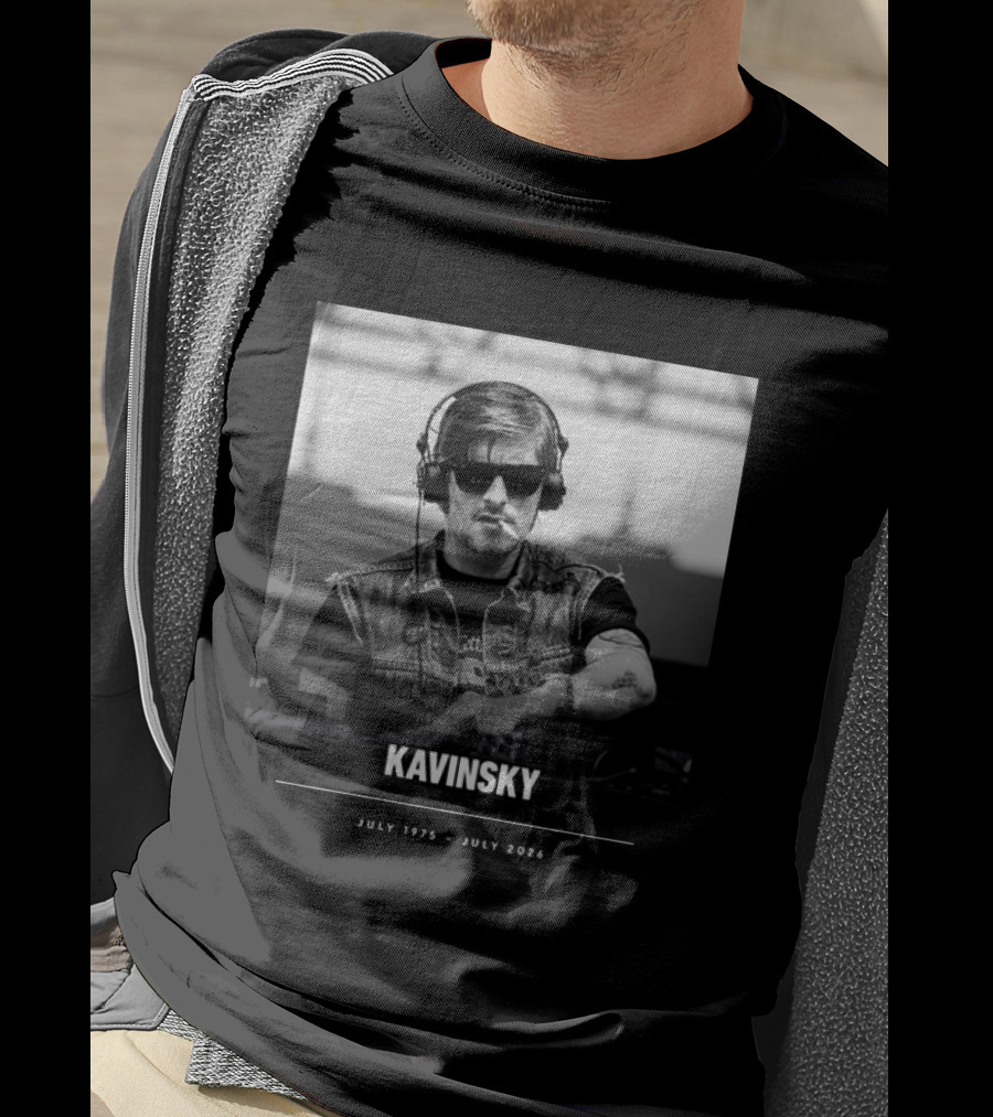 Kavinsky July 1975 July 2026 Retro DJ T-Shirt