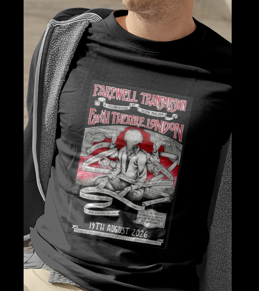 Farewell Transmission Jason Molina Celebration London Concert 2026 August 19th Earth Theatre T-Shirt